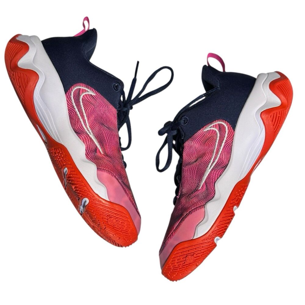 Nike Kids Giannis Immortality 4 GS Red Midnight Navy Pink IH7662-600 Size 5Y - Picture 5 of 9